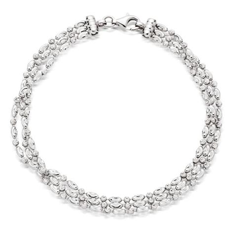 beaverbrooks silver bracelets|real silver braclet.